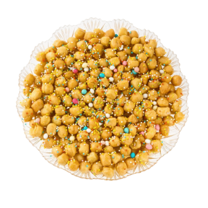 Struffoli con miel 200 g
