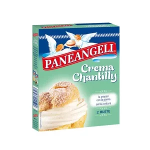 Caja de Crema Chantilly, crema batida italiana lista para decorar postres