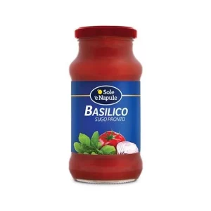 Frasco de Basilico Sugo Pronto 350g O sole e Napule