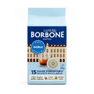 Caja de 15 cialde ESE 44 mm de café Caffè Borbone Miscela Nobile