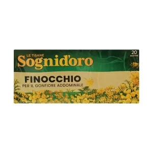 Caja de Infusión Sognid’Oro Finocchio de hinojo puro 20 filtros digestivos naturales