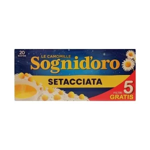 Caja de infusiones Sognid’Oro Setacciata – mezcla digestiva de hierbas sin residuos