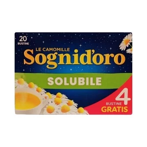 Envase de infusión instantánea Sognid’Oro Solubile de 200g bebida natural digestiva y sin cafeína