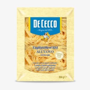 Pasta tagliatelle all'uovo n° 104  de cecco 250 g