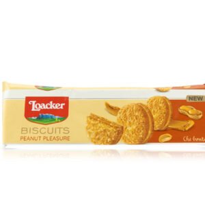 Loacker peanut pleasure biscuits 80g